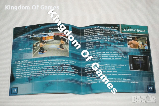 Игра за PS1 WWF SmackDown! 2: Know Your Role, снимка 14 - Игри за PlayStation - 53600271