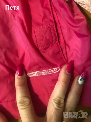 Reebok Розово тънко яке за момиче, снимка 2 - Детски якета и елеци - 37620180