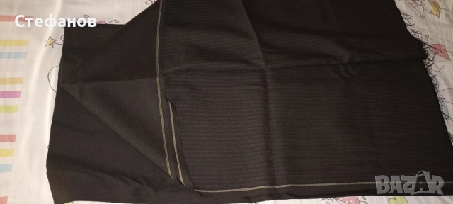Черен габардин на черно райе, снимка 6 - Други - 52813914