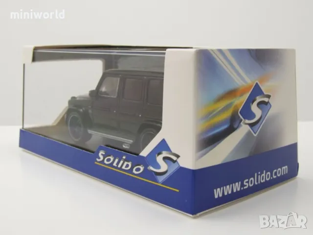 Mercedes-Benz G63 AMG 2022 - мащаб 1:43 на Solido моделът е нов в PVC дисплей-кейс, снимка 9 - Колекции - 45793799