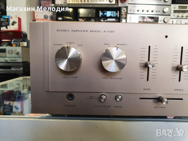 Усилвател SUPERSCOPE by Marantz A-545 В отлично техническо и визуално състояние., снимка 3 - Ресийвъри, усилватели, смесителни пултове - 34265225