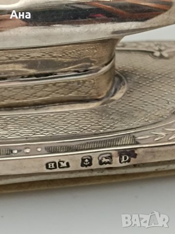 Стар Английски сребърен комплект 1928 година

, снимка 4 - Антикварни и старинни предмети - 44049713