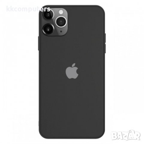 Силиконов кейс Silicone Case 2 за Apple, За iPhone 11 Pro (5.8), Черен, снимка 1 - Калъфи, кейсове - 37817306