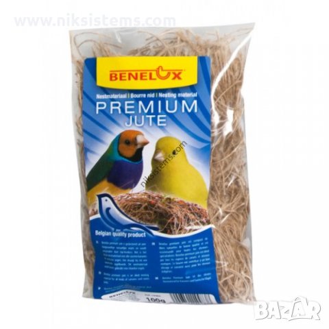 Материал за гнездо за малки птички 100 гр. - Benelux - Арт. №: 14483, снимка 1 - За птици - 34859458