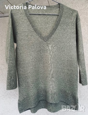 Разкошна блуза/пуловер кашмир 50% и лен50%