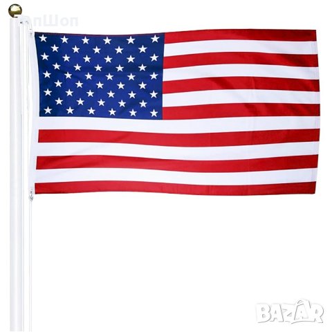 САЩ национално знаме / USA Flag, снимка 2 - Фен артикули - 42957948