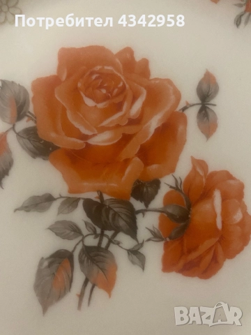 Schumann.1960-1970г. Порцеланова чиния. , снимка 3 - Антикварни и старинни предмети - 52382829