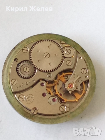 Механизъм с циферблат от стар ръчен часовник 52068, снимка 3 - Мъжки - 52253884