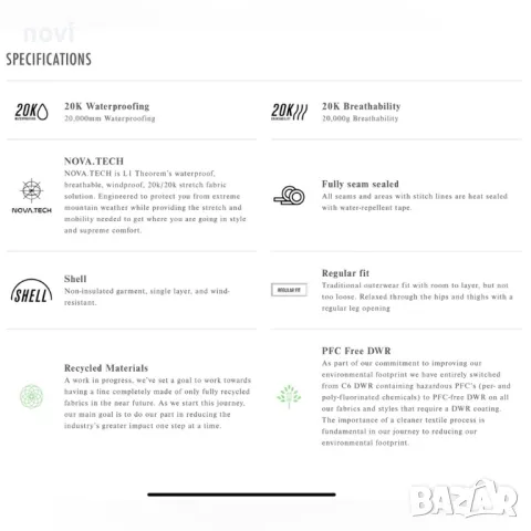 L1/Nitro Nightwave 20k, M, ново, оригинално дамско ски/сноуборд яке, снимка 9 - Зимни спортове - 47435182