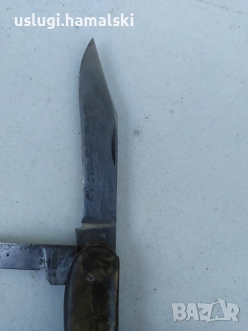 Стар джобен/сгъваем нож, снимка 3 - Антикварни и старинни предмети - 53583811