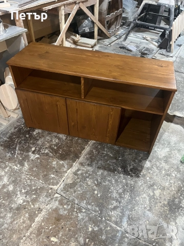 Тв шкаф от масив,чам, снимка 5 - Шкафове - 51551118