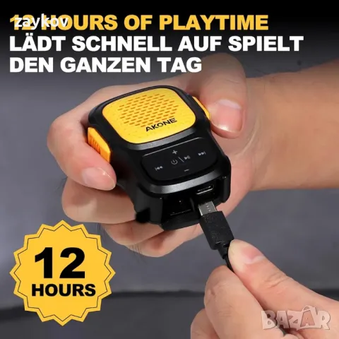 Bluetooth високоговорител - безжичен мини високоговорител, снимка 4 - Тонколони - 48694770