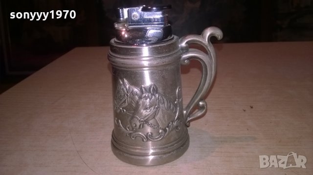 *запалка халба с коне/подкова-внос швеицария, снимка 10 - Колекции - 27321213