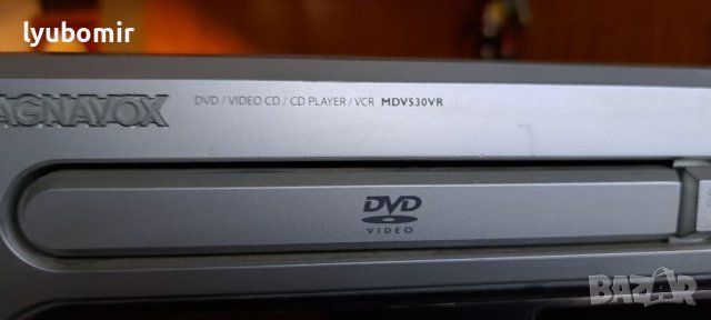 Magnavox DVD-VHS, снимка 3 - Плейъри, домашно кино, прожектори - 40619031