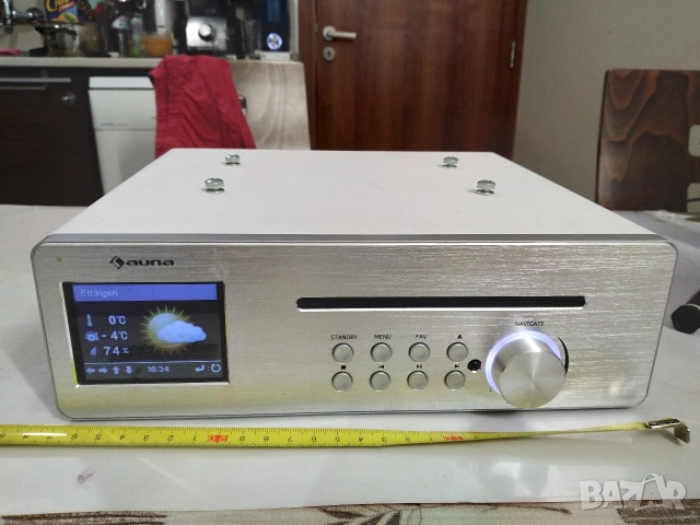 Интернет, FM, DAB+,Bluetooth, CD Радио за кухня AUNA Silverstar Chef