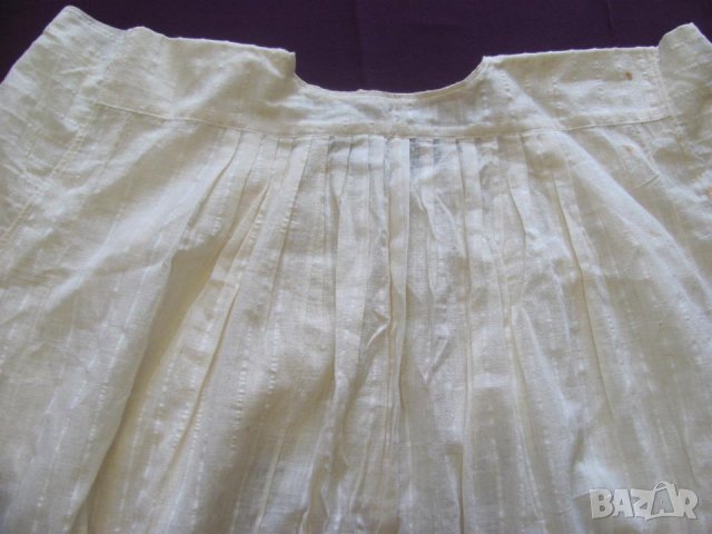 19 век Фолк Арт Женска Кенарена Риза, снимка 10 - Антикварни и старинни предмети - 35410599