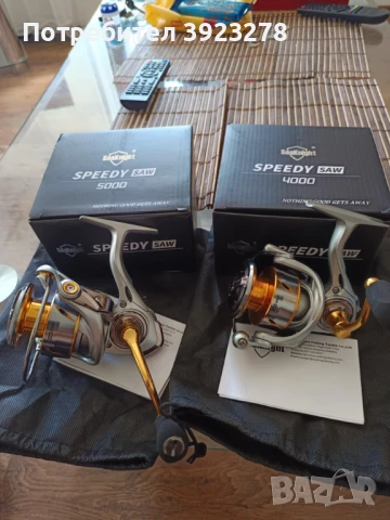 изцяло метални макари,  за сладки и солени води размер 4000 и 5000., снимка 1