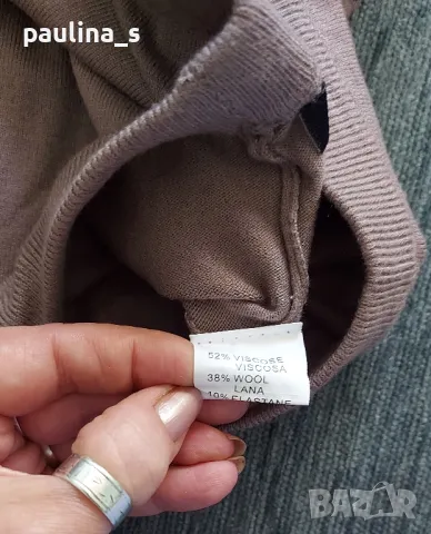 Два броя / Клин със съдържание на вълна, ефект на бримки / унисайз , снимка 5 - Клинове - 47407394