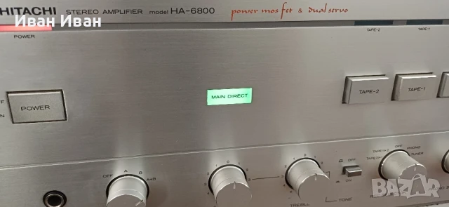 Усилвател HITACHI HA-6800, снимка 2 - Ресийвъри, усилватели, смесителни пултове - 50714863