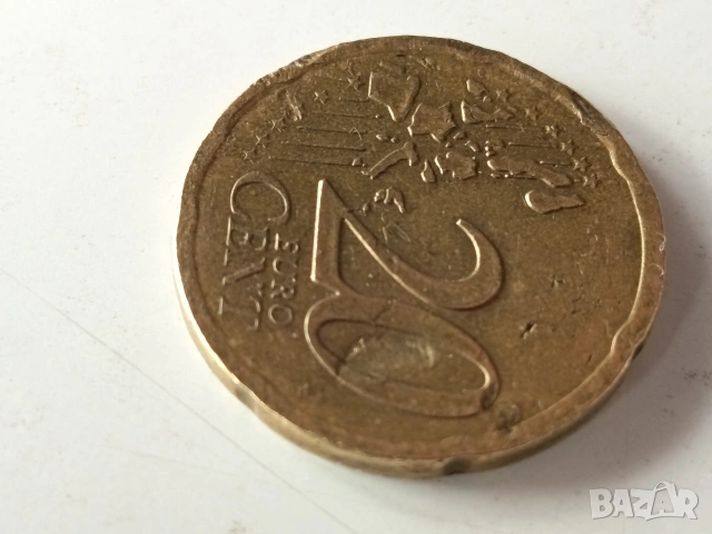 20 евро цента от различни години и държави 12бр., снимка 6 - Нумизматика и бонистика - 53212261