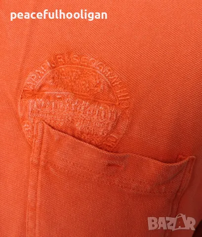 NAPAPIJRI Mens Graphic Long Sleeve Casual Polo Shirt Size L, снимка 5 - Блузи - 47651629