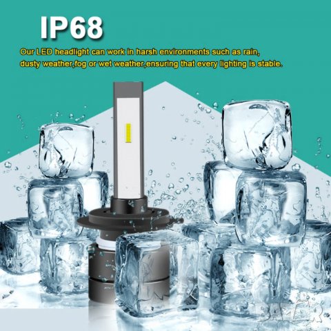 Лед крушки h7 лед крушки h4 лед крушки h1 , снимка 7 - Аксесоари и консумативи - 28352828