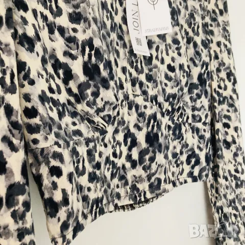 Разпродажба Stradivarius леопардова къса блуза къс топ с отворен гръб гол гръб леопардов принт S, снимка 3 - Корсети, бюстиета, топове - 47372516