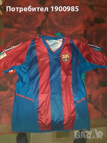 Оригинална тениска на FC Barcelona 2002-2003 Nike, снимка 1 - Футбол - 43109784