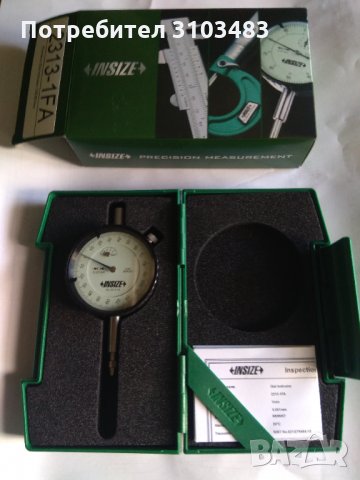 Mitutoyo-Индикаторен часовник No.2046-08/0.01-10mm Made in Japan, снимка 8 - Стругове - 33313811