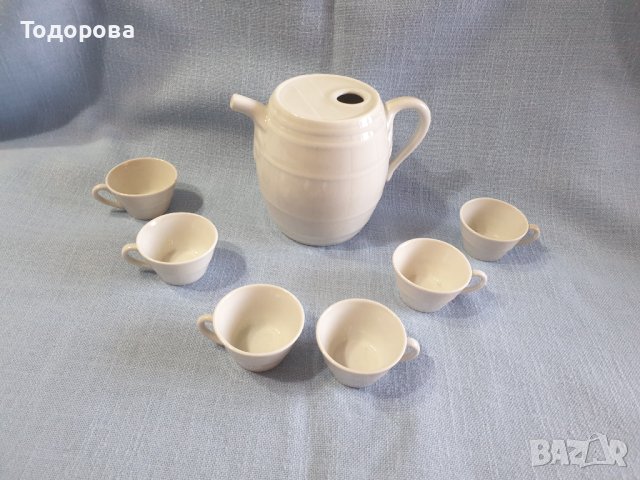 Порцеланов сервиз за греяна ракия , снимка 2 - Сервизи - 43091057