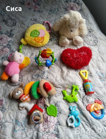 Лот бебешки играчки, снимка 1 - Дрънкалки и чесалки - 27055072
