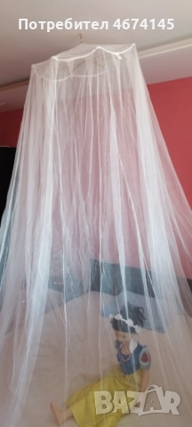 Комарник - балдахин, снимка 3 - Спални и легла - 52734515