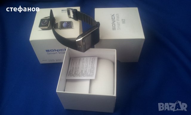 Смарт часовник телефон SONIKA smart watch w2 , снимка 1