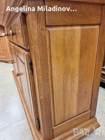 Луксозен комод, скрин, бюфет, шкаф дъб масив , снимка 6 - Шкафове - 52711841