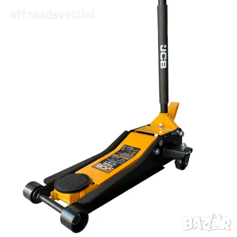 Нископрофилен крик крокодил 4 тона с две помпи и педал 75 - 505 мм JCB, снимка 3 - Други инструменти - 50156145