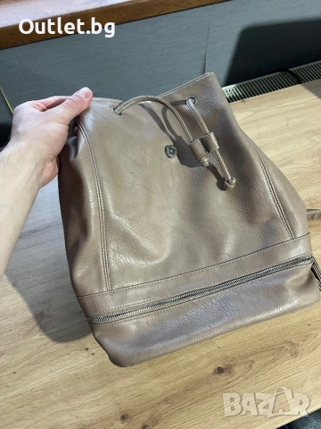 Дамска кожена раница, снимка 3 - Раници - 53536880