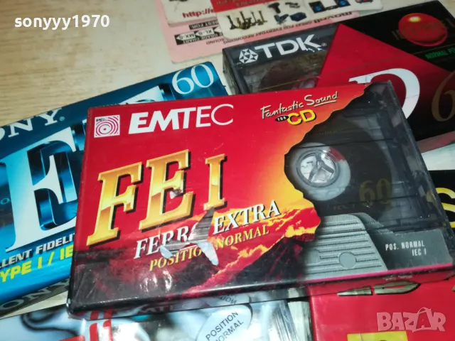 SONY TDK-NEW TAPE 25ЛВ ЗА БР 0612241511, снимка 4 - Аудио касети - 48249849