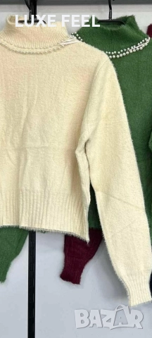 Дамски Пуловери - Кашмир ⚜️, снимка 3 - Блузи с дълъг ръкав и пуловери - 52950872