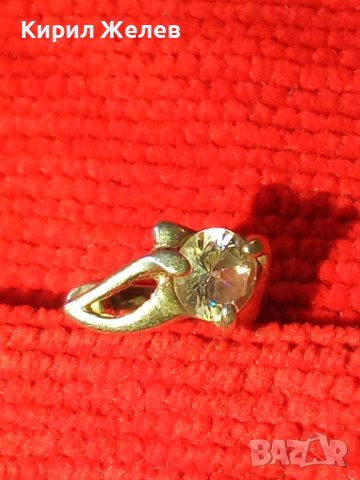 СРЕБЪРНА СКЪПОЦЕННА АРТ ОБЕЦА СРЕБРО 925 с ЮВЕЛИРНО ФАСЕТИРАН КАМЪК ЦИРКОН 25716, снимка 2 - Обеци - 35817711