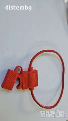 Държач за автомобилен бушон с кабел 1.5мм2 и капаче