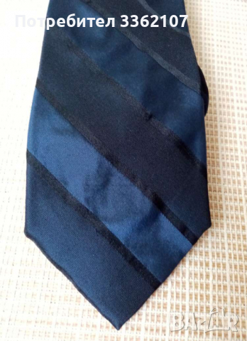 тъмно синя копринена вратовръзка Royal Class , снимка 3 - Костюми - 36485555