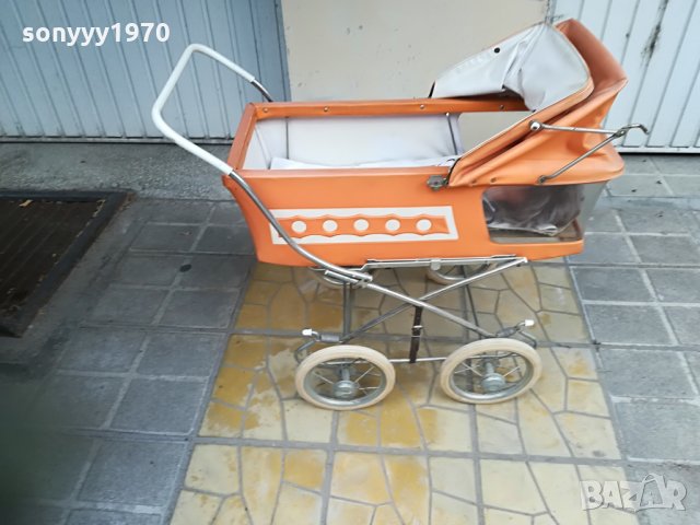 АНТИКА-РЕТРО КОЛИЧКА ЗА БЕБЕ/КУКЛА-80Х70Х45СМ, снимка 11 - Антикварни и старинни предмети - 26222532