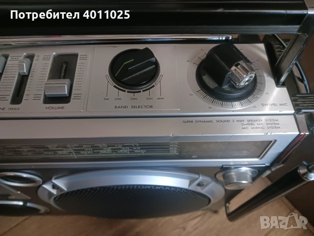 Vintage boombox jvc rc 550w, снимка 3 - Радиокасетофони, транзистори - 53541772
