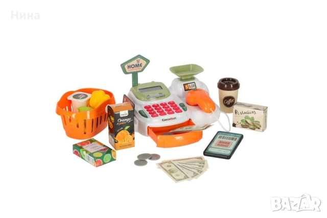 Детски супермаркет Home, реална Елка, плодове, четец, снимка 7 - Образователни игри - 52620418