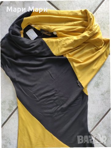 Pause Jeans рокля жълто и черно, снимка 10 - Рокли - 28121345