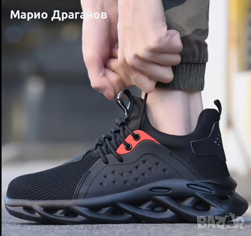 Работни обувки с бомбе, снимка 3 - Маратонки - 53193241