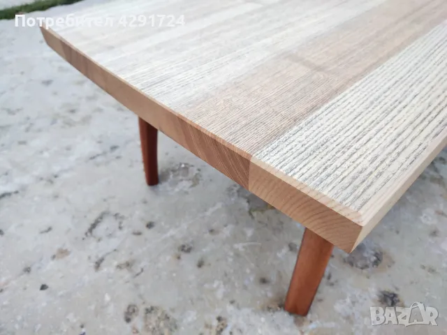 Холна маса ясен и махагон, снимка 5 - Маси - 48329337