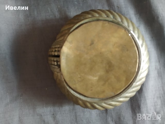 стара бронзова купа,пепелник, снимка 4 - Антикварни и старинни предмети - 32751350
