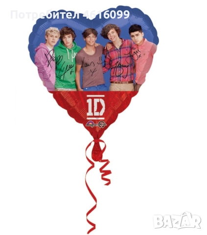✅Празничен надуваем балон One Direction