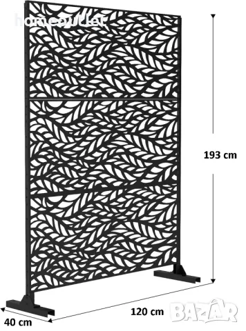 Параван FENCY SUUS-DXB-S180120-B-S081 (PRIVACY SCREEN), снимка 6 - Градински мебели, декорация  - 48763250